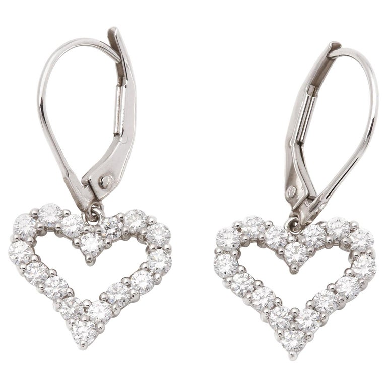 Tiffany Heart Earrings - For Sale on 1stDibs | tiffany heart earrings gold,  tiffany open heart earrings gold, tiffany and co heart earrings