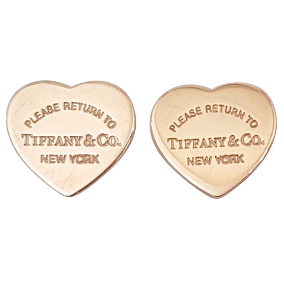 ❌SOLD❌Tiffany and co rtt mini heart earring studs | Heart earrings studs,  Heart earrings, Tiffany and co