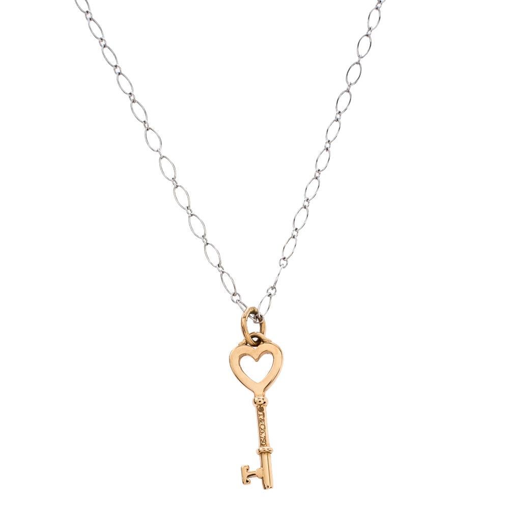 18K White Gold Chain Neckla 