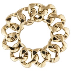 Tiffany & Co. Heart Link Bracelet in 18K Yellow Gold