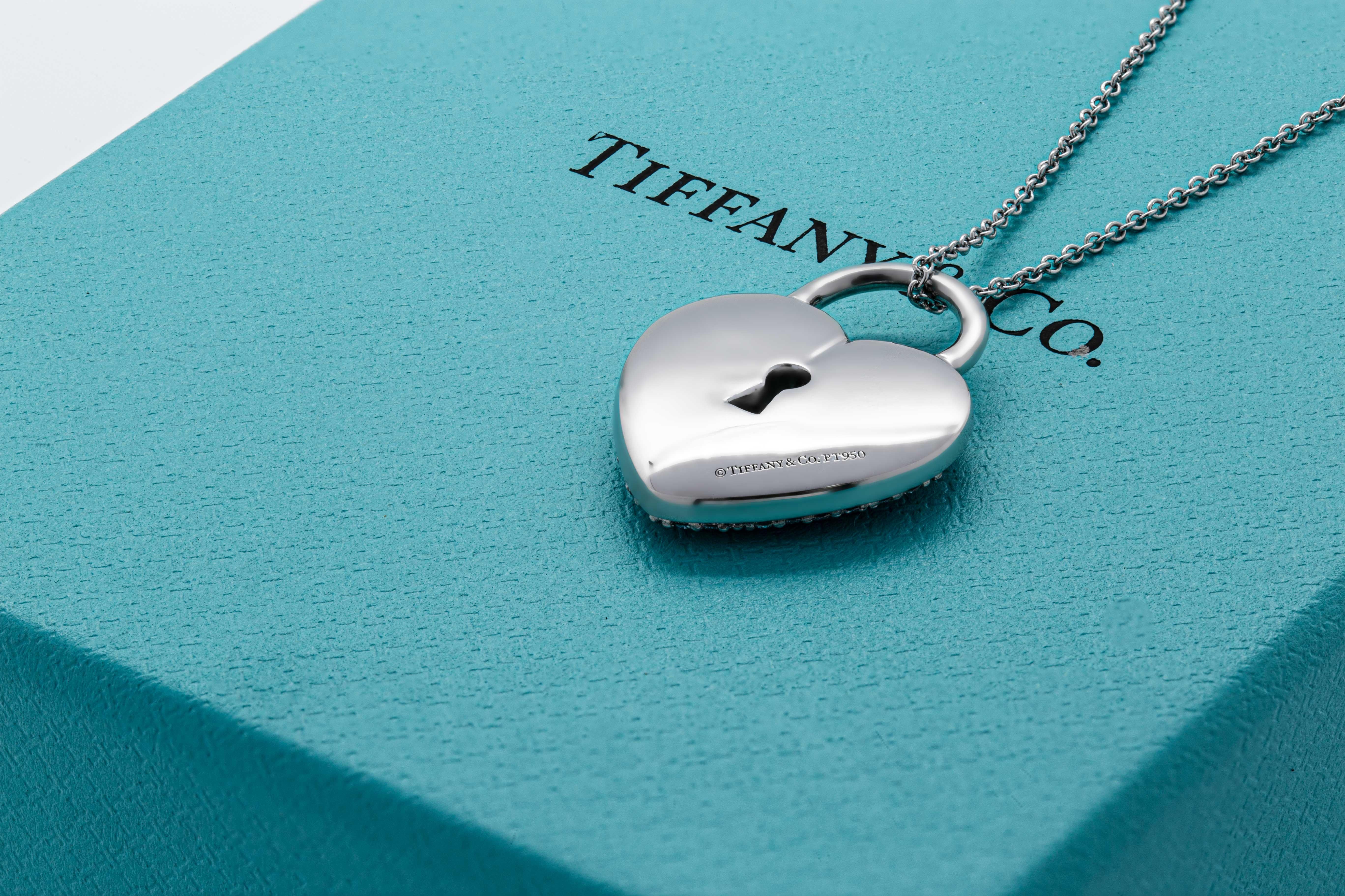 heart lock necklace tiffany