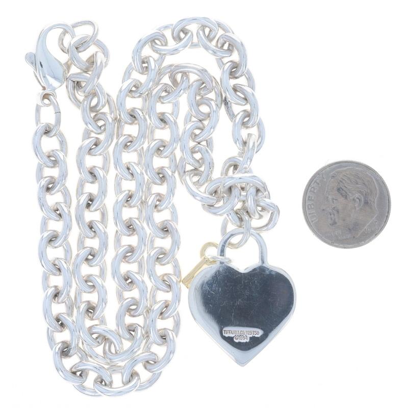 Tiffany & Co. Collier pendentif clé en forme de cœur 16