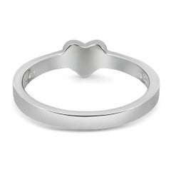 Tiffany & Co. Heart Paloma Picasso Ladies Ring 925 Sterling Silver Size 4.25