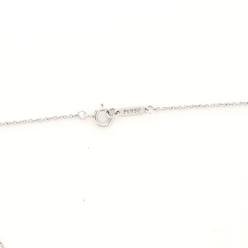 Women's or Men's Tiffany & Co. Heart Pendant Necklace Platinum with Diamonds