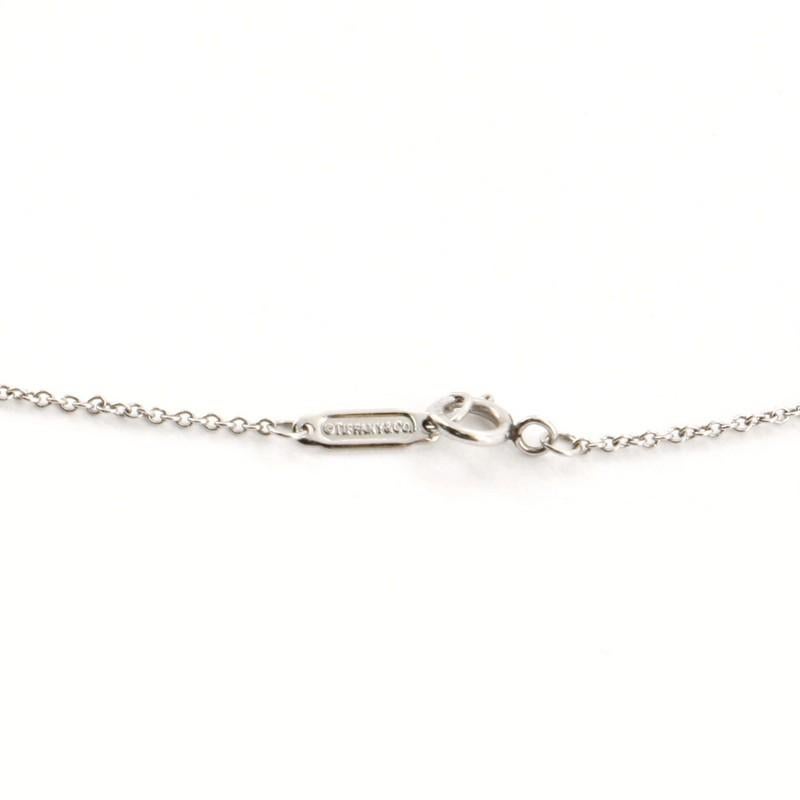 Women's Tiffany & Co. Heart Pendant Necklace Platinum with Diamonds