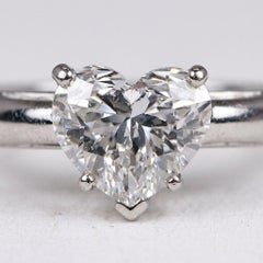 Tiffany & Co. Heart Shape Diamond Engagement Ring in Platinum