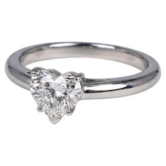 Tiffany & Co. Heart Shape Diamond Engagement Ring in Platinum