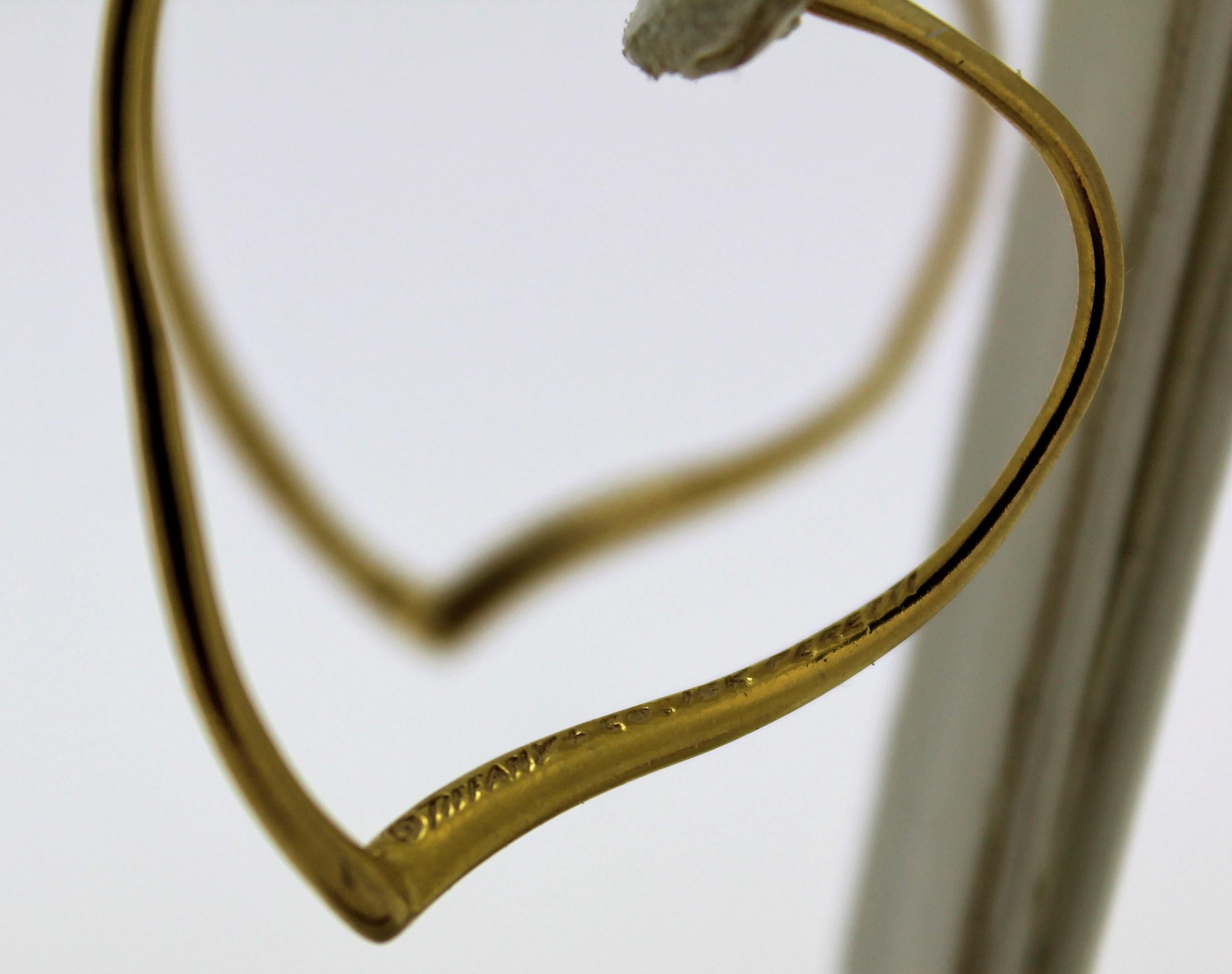 Tiffany & Co. Heart Shape Earrings by Peretti, circa 1980s 3