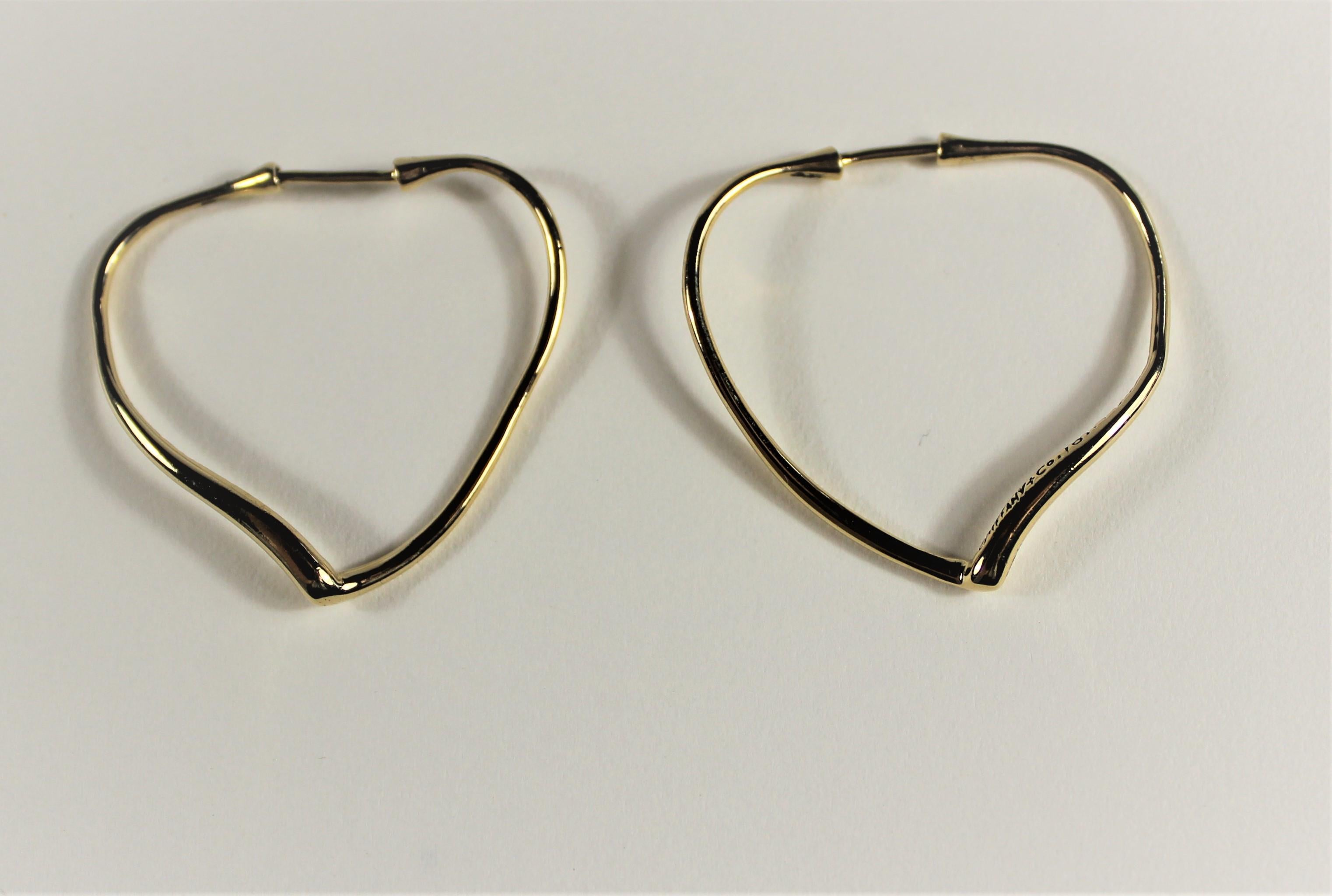 Tiffany & Co. Heart Shape Earrings by Peretti, circa 1980s Damen