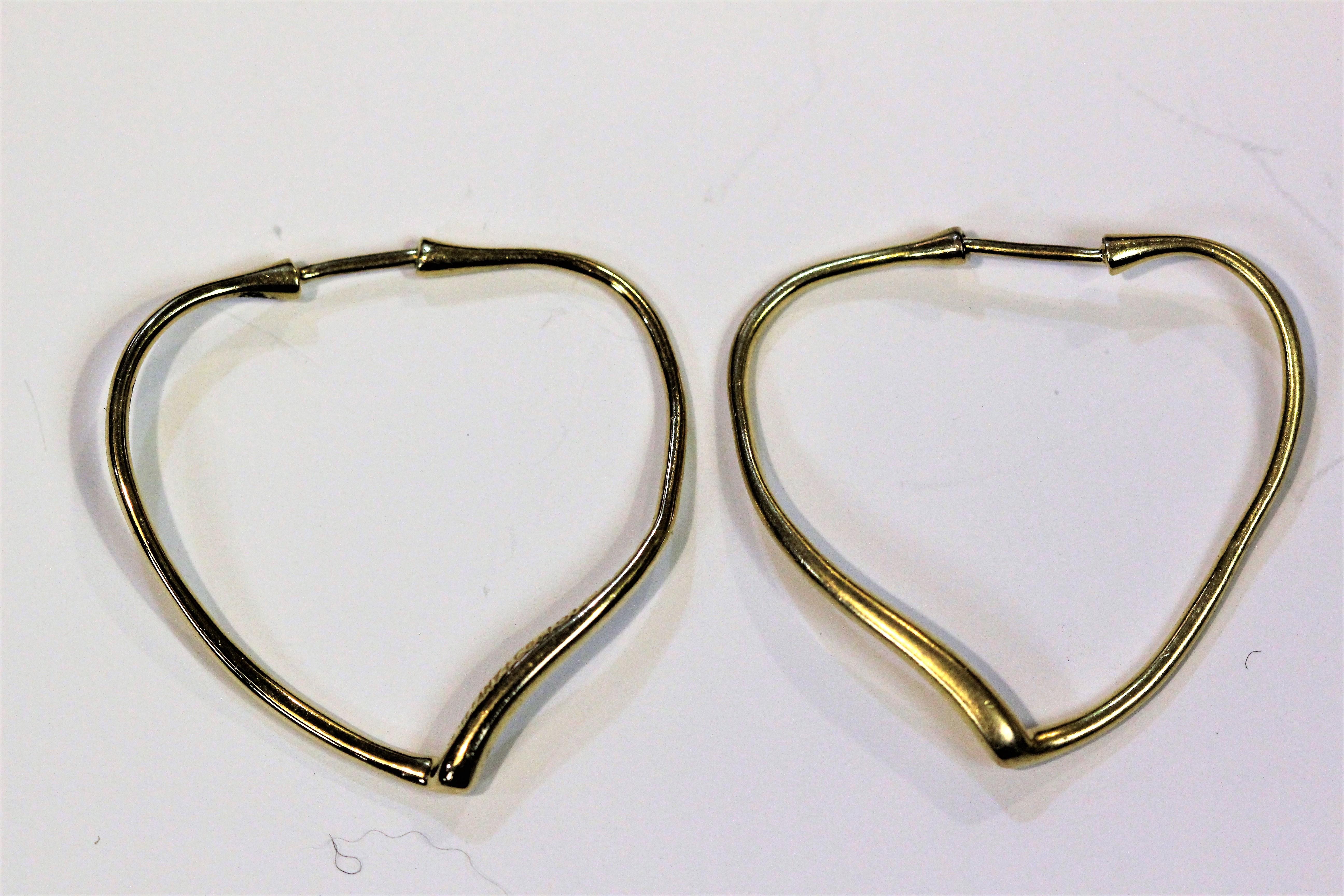 Tiffany & Co. Heart Shape Earrings by Peretti, circa 1980s 4