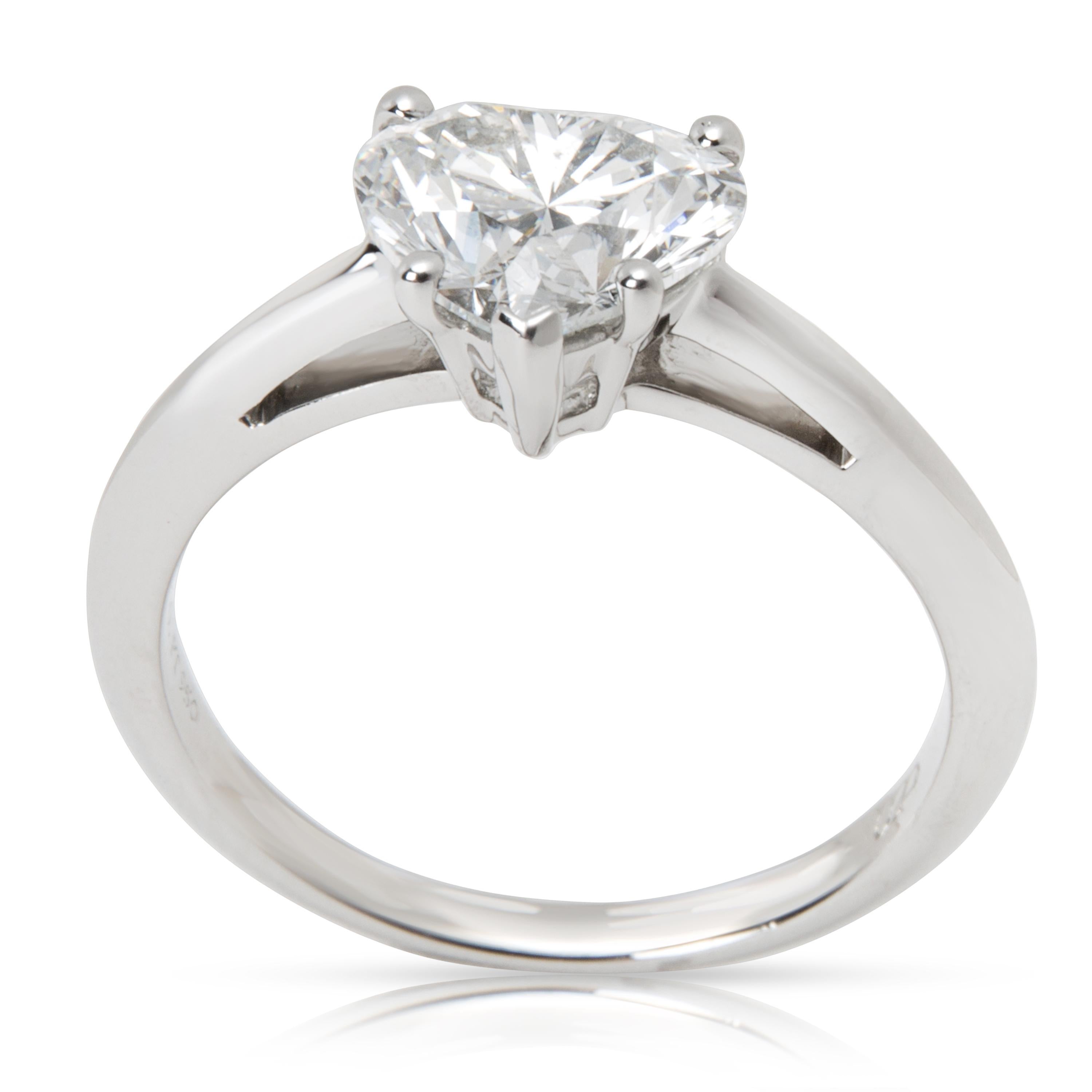 Heart Shaped Diamond Engagement Ring in 