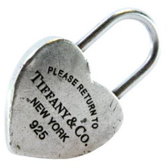 Cadenas en argent en forme de cœur Tiffany
Co.