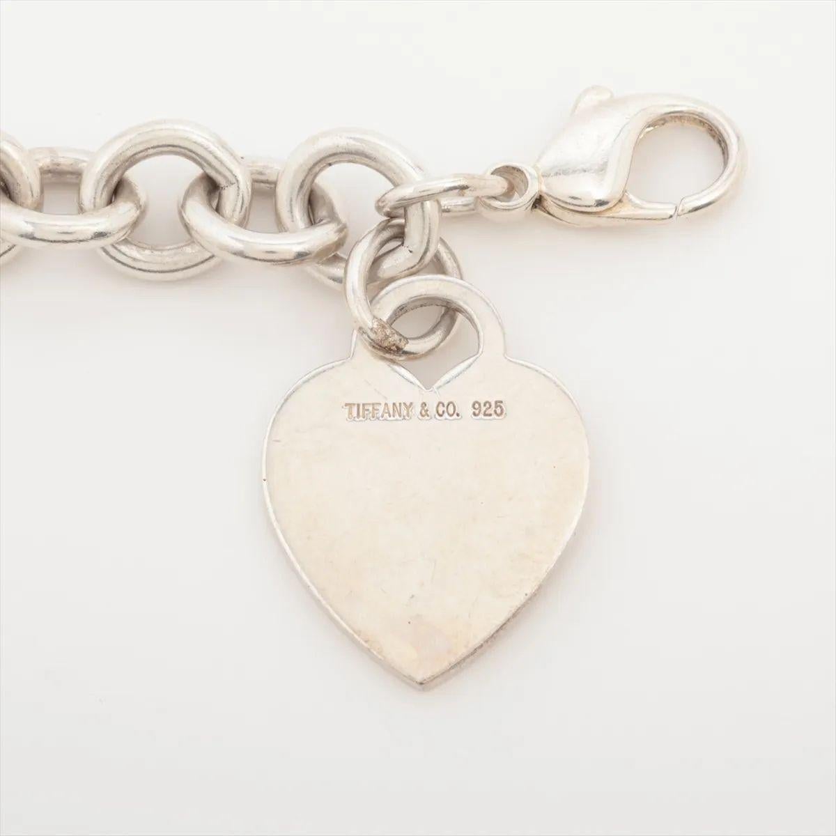Tiffany & Co. Herz-Tag-Charm-Armband Damen im Angebot