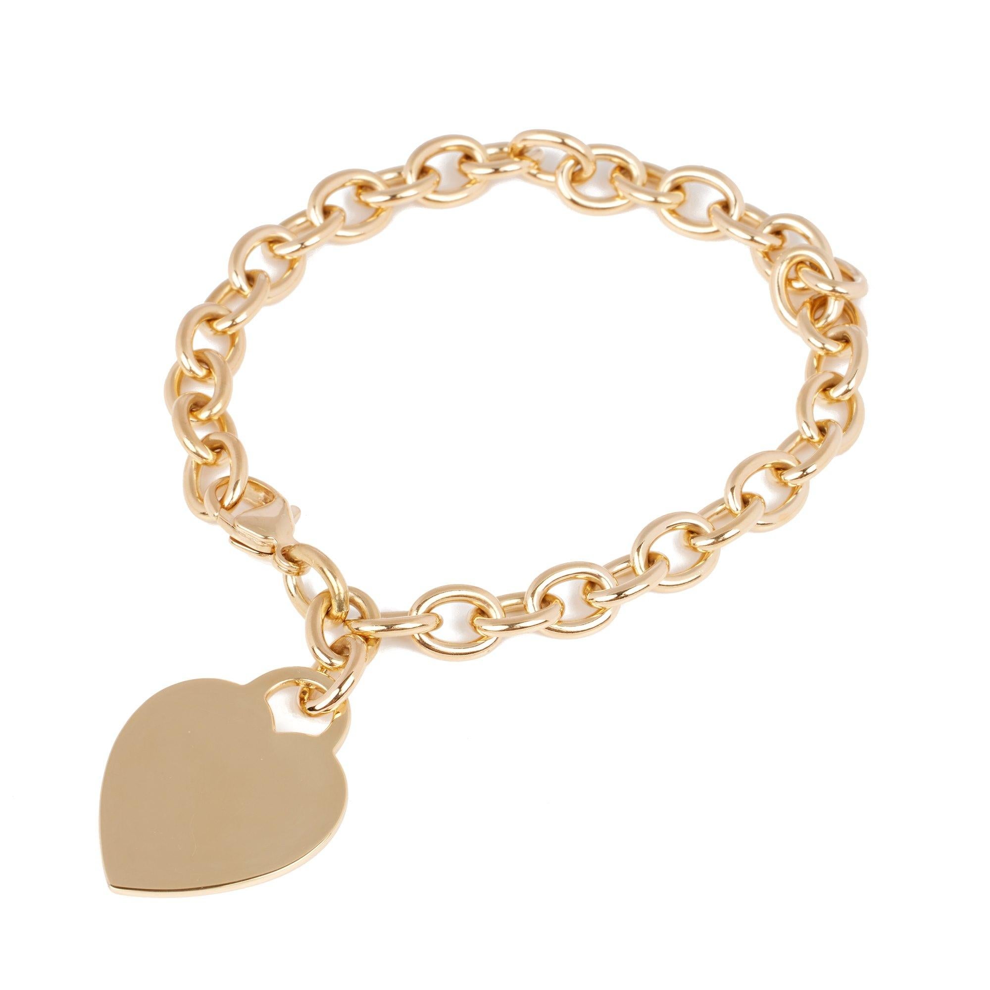 Contemporary Tiffany & Co. Heart Tag Charm Bracelet