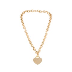 Tiffany & Co. Heart Tag Charm Necklace