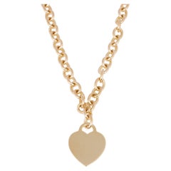 Tiffany & Co. Heart Tag Charm Necklace