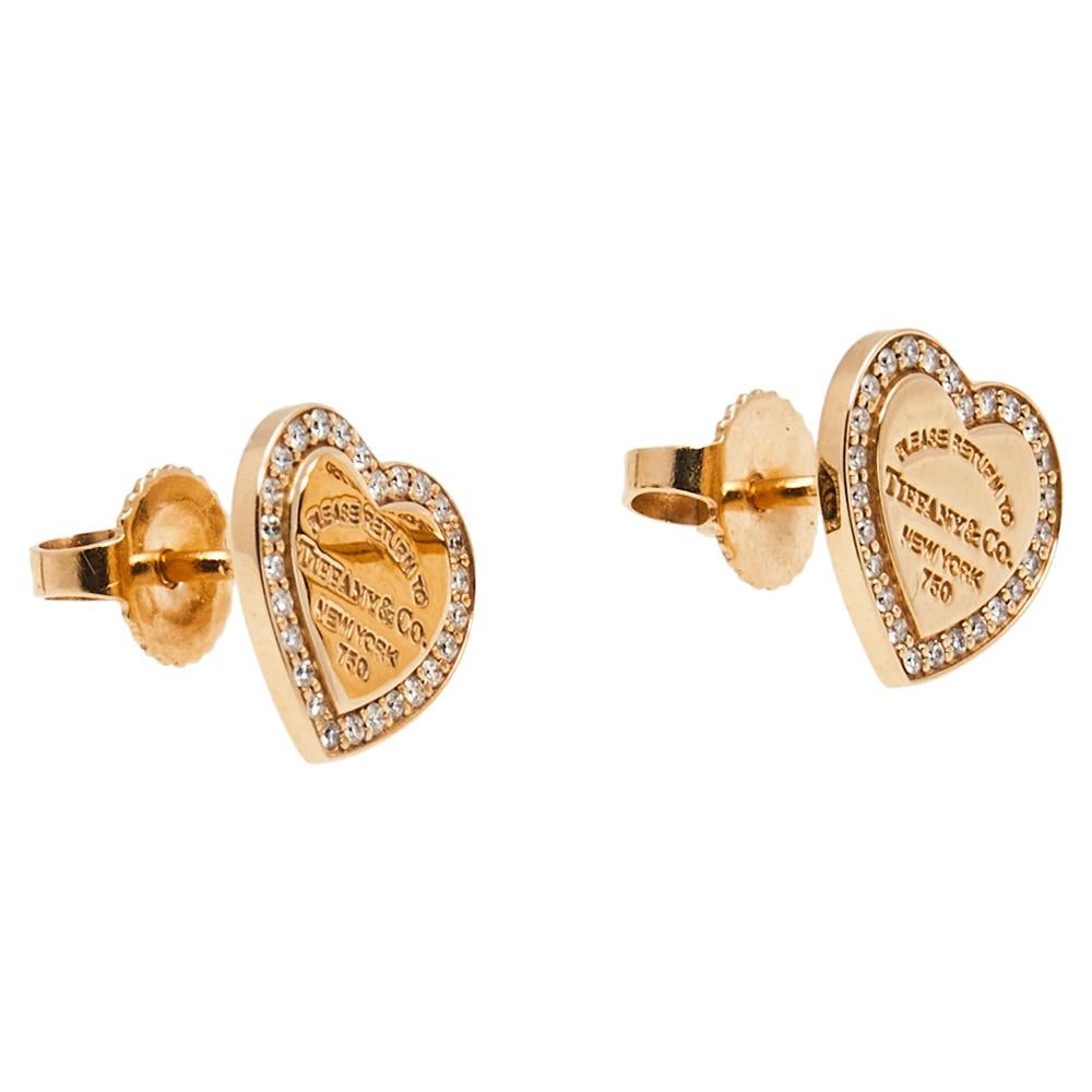 tiffany heart earrings