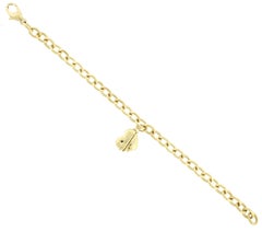 Tiffany & Co Heart with Cupid’s Arrow Gold Charm Bracelet