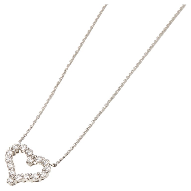 Tiffany and Co. Hearts Diamond Small Pendant at 1stDibs