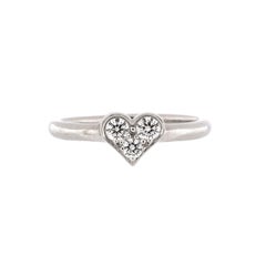 Tiffany & Co. Hearts Ring Platinum with Diamonds
