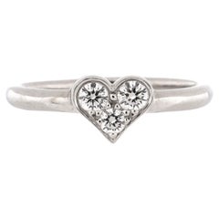 Tiffany & Co. Hearts Ring Platinum with Diamonds