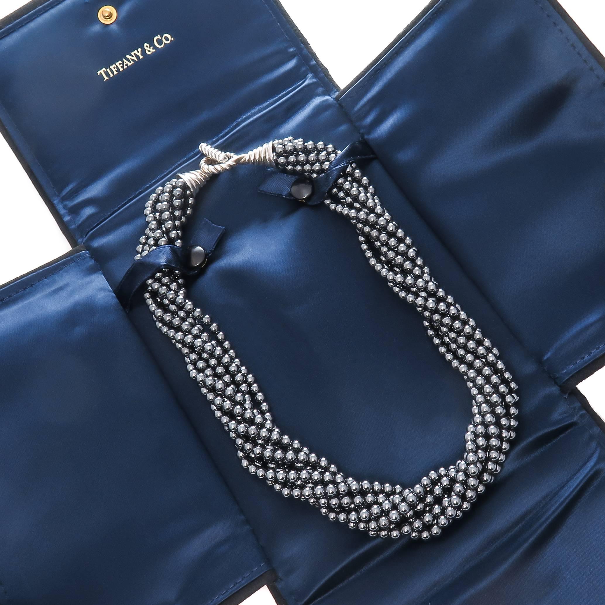 hematite bead necklace