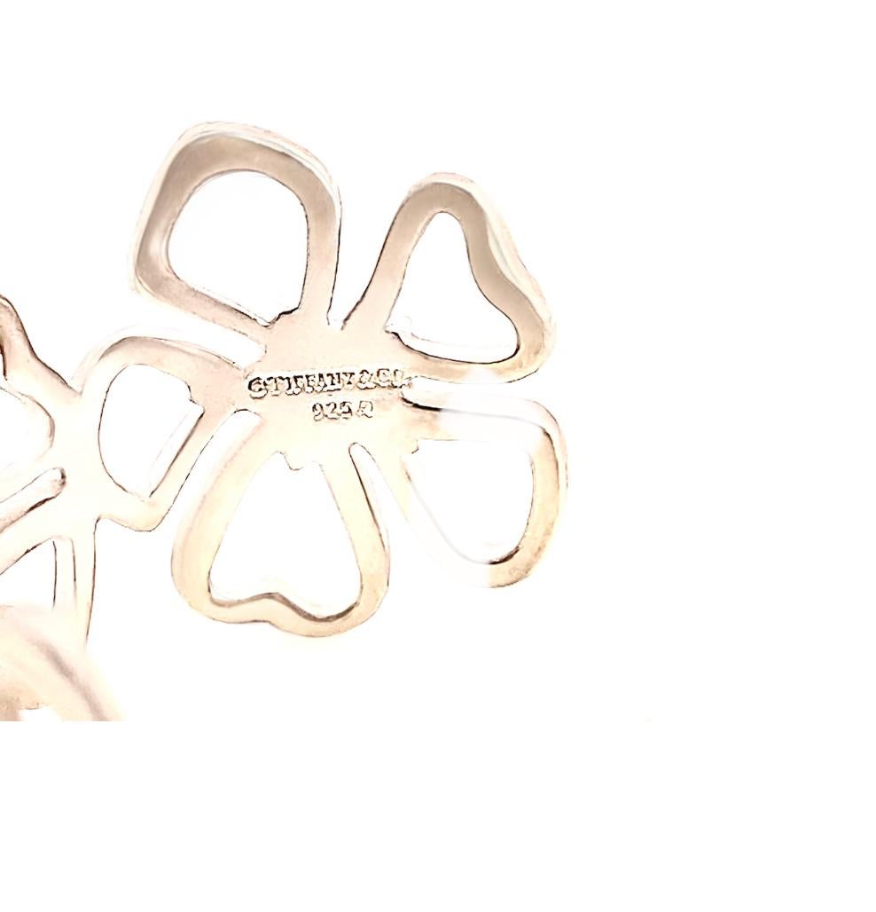 Tiffany & Co Hibiscus Flower Cuff Bangle 7.5