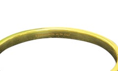 TIFFANY & CO. Hinged T-Bracelet In 18Kt Yellow Gold With VVS Diamonds