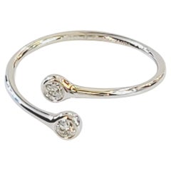 Tiffany & Co. Hoop DiaTiffany & Co. Hoop Diamond Ring Elsa Peretti   