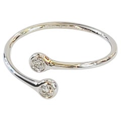 Tiffany & Co. Hoop DiaTiffany & Co. Hoop Diamond Ring Elsa Peretti