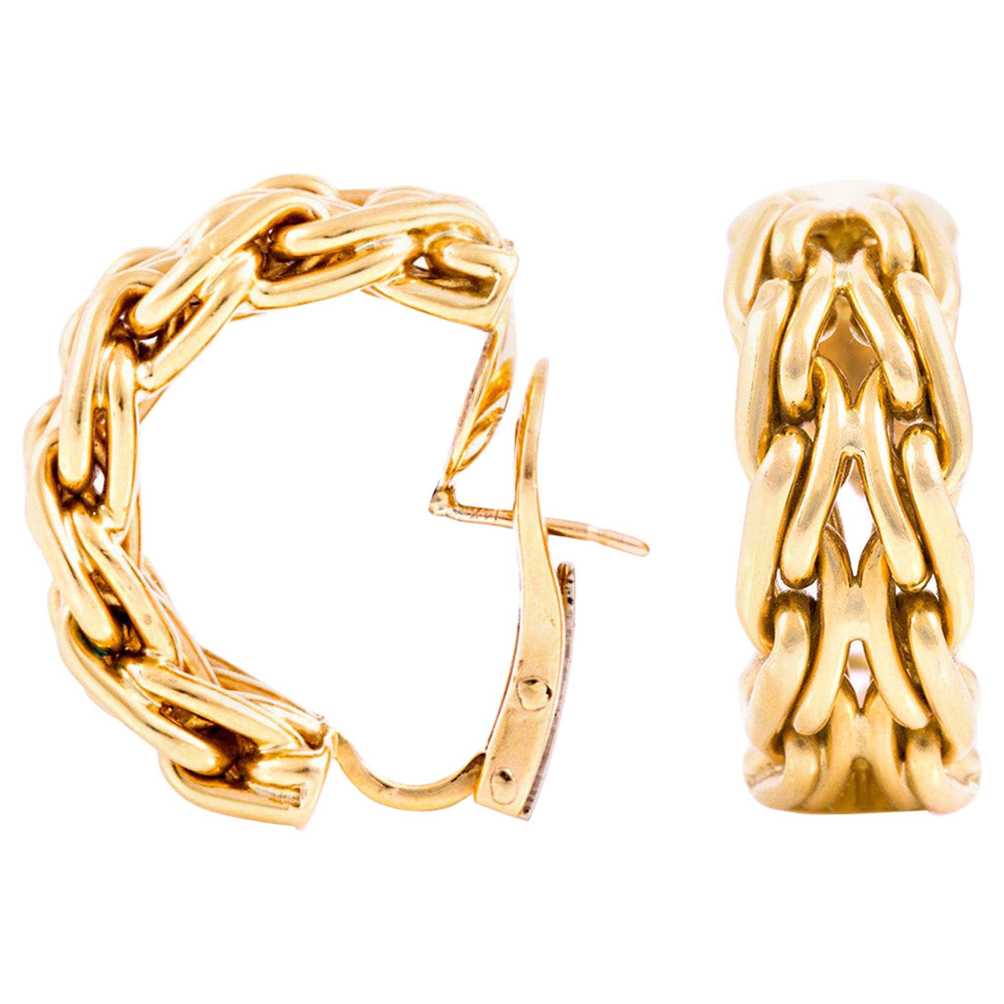 Tiffany & Co. Hoop Gold Earrings