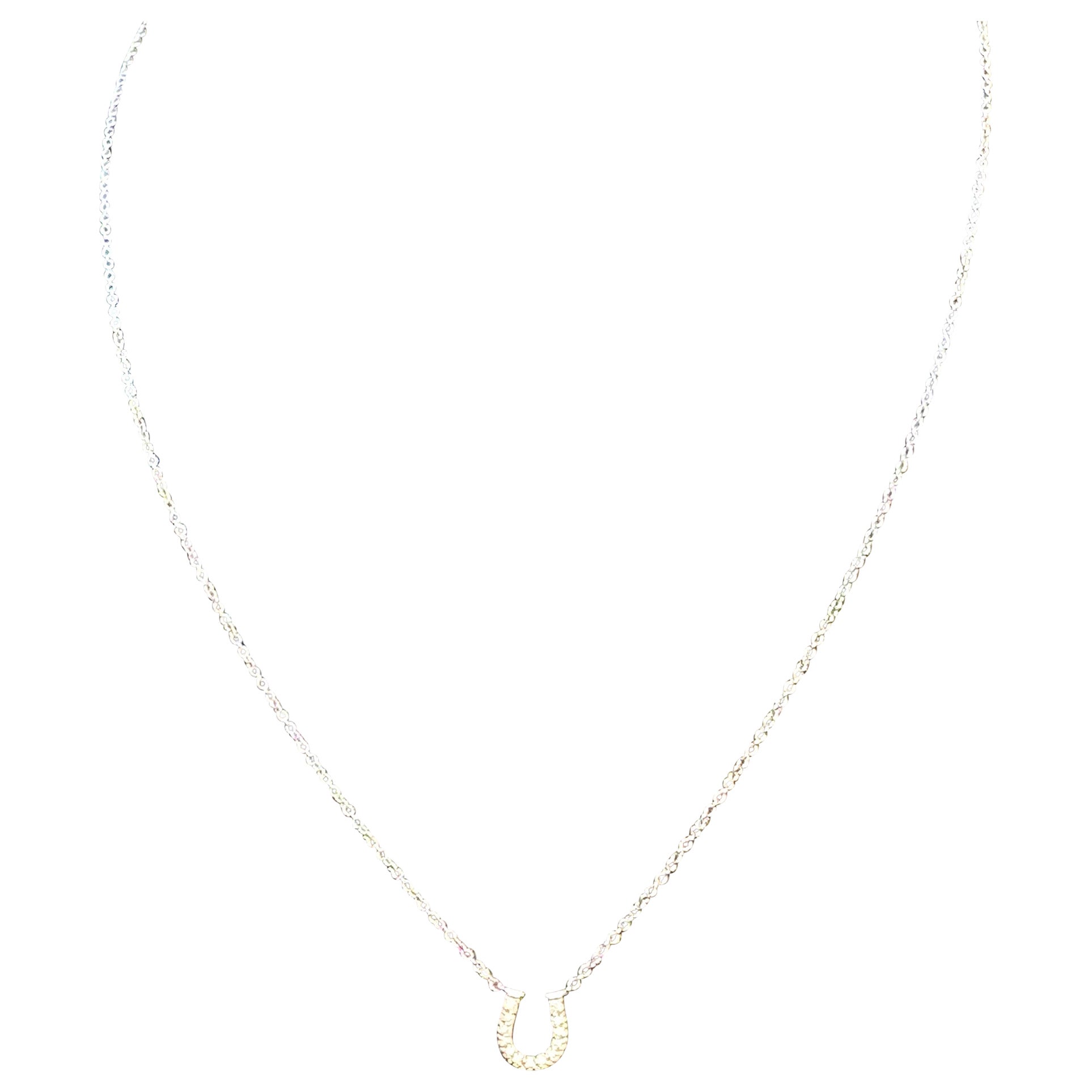 TIFFANY & CO.  Collier de diamants en fer à cheval 18P 16