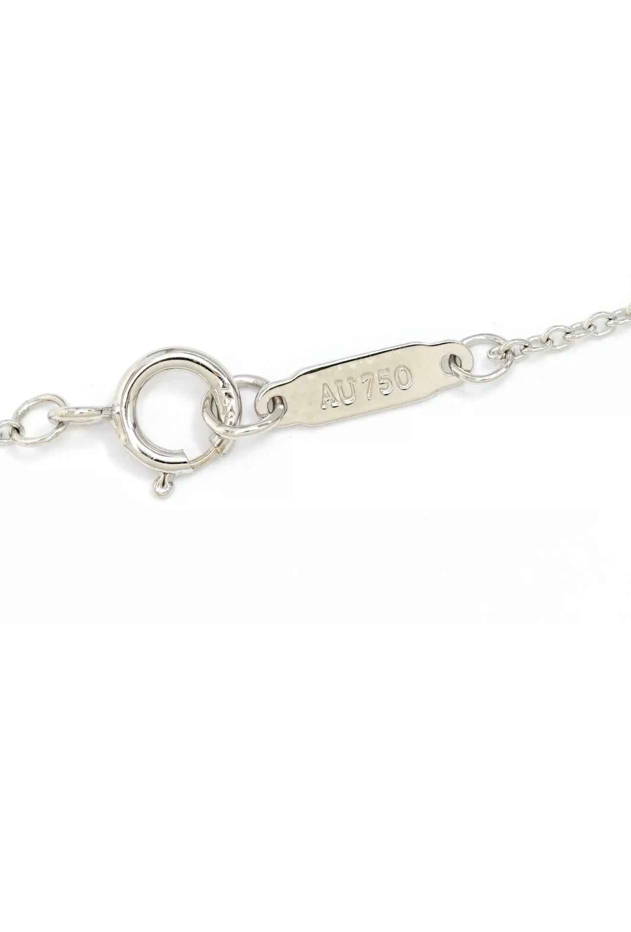 Women's Tiffany & Co. Horseshoe 18P Diamond Necklace 16
