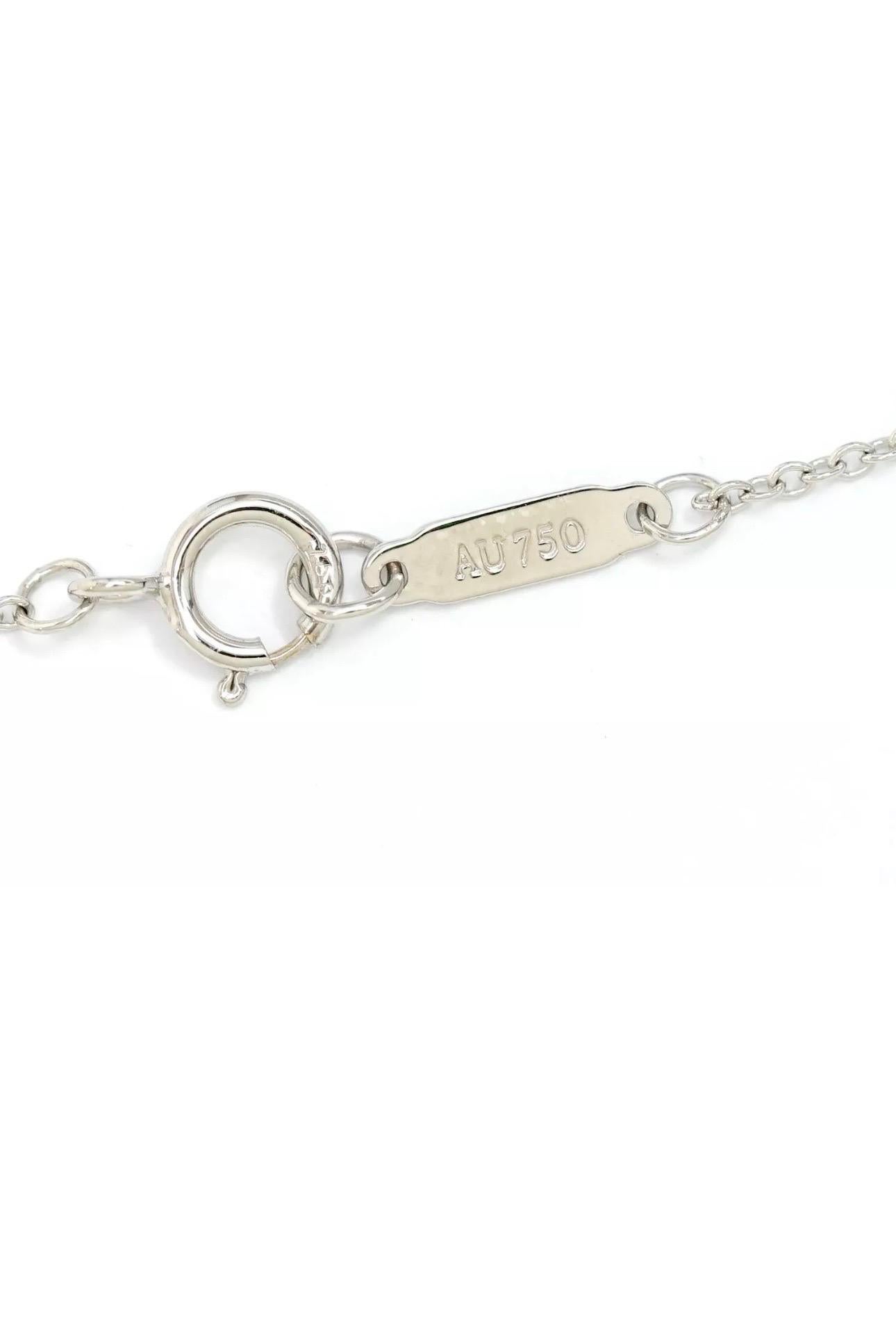 Tiffany & Co. Collier de diamants en fer à cheval 18P 16