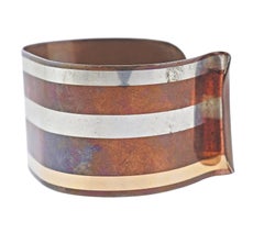 Tiffany & Co Iconic Mixed Metal Inlay Cuff Bracelet