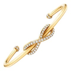 Tiffany & Co. Infinity 18k Rose Gold Cuff Bracelet 'Medium Size'