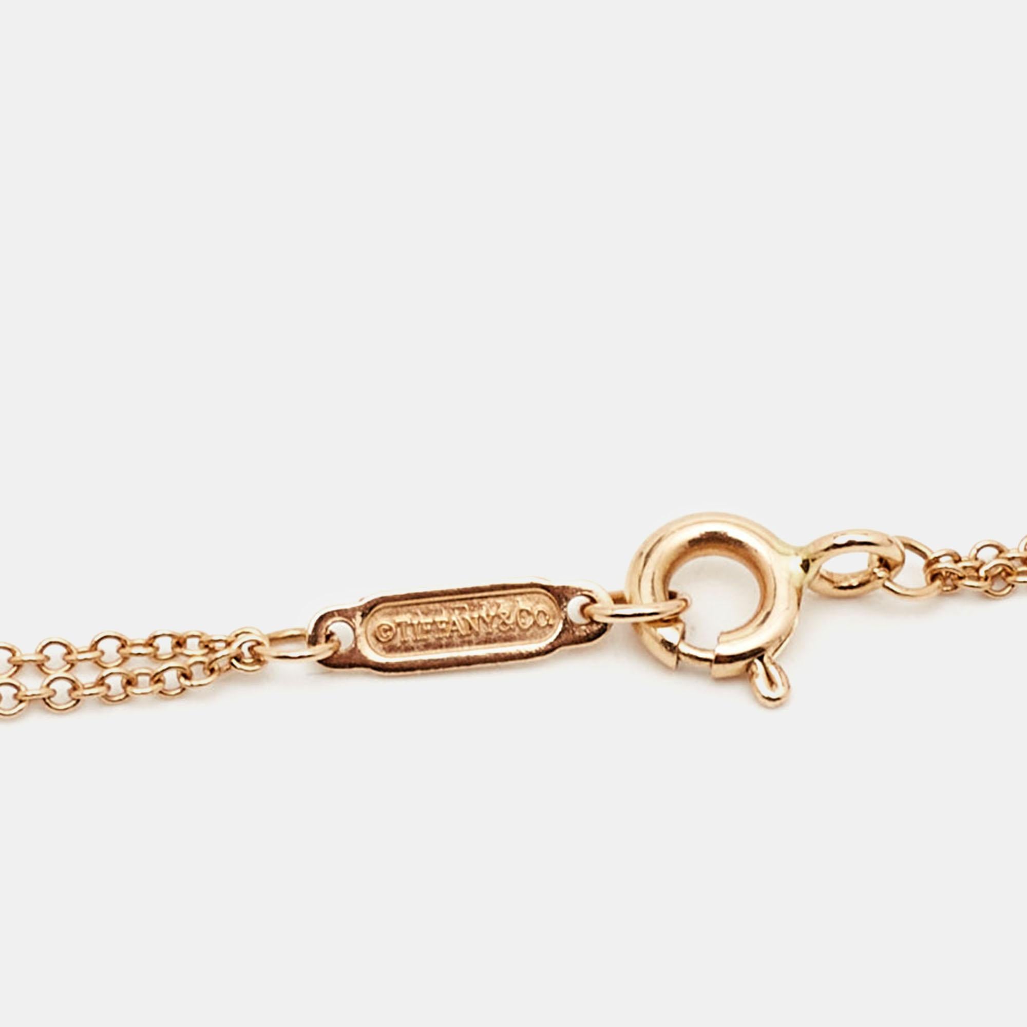 Tiffany & Co. Infinity 18k Rose Gold Necklace 2