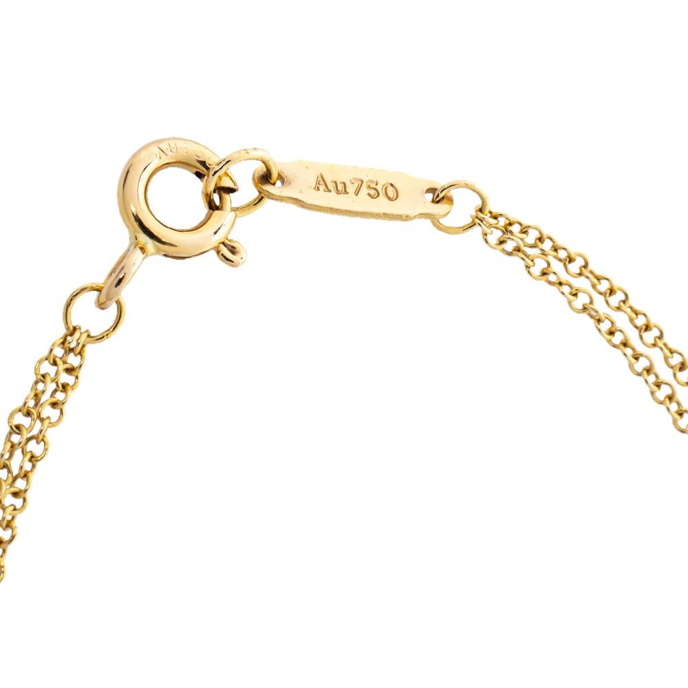 Tiffany & Co. Bracelet Infinity en or jaune 18K Bon état à Dubai, Al Qouz 2