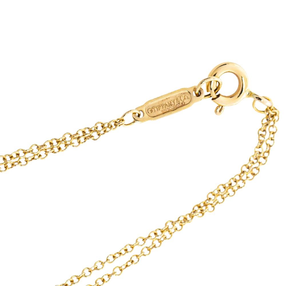 Contemporary Tiffany & Co. Infinity 18K Yellow Gold Bracelet