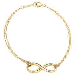 Tiffany & Co. Unendlichkeit 18K Gelbgold-Armband