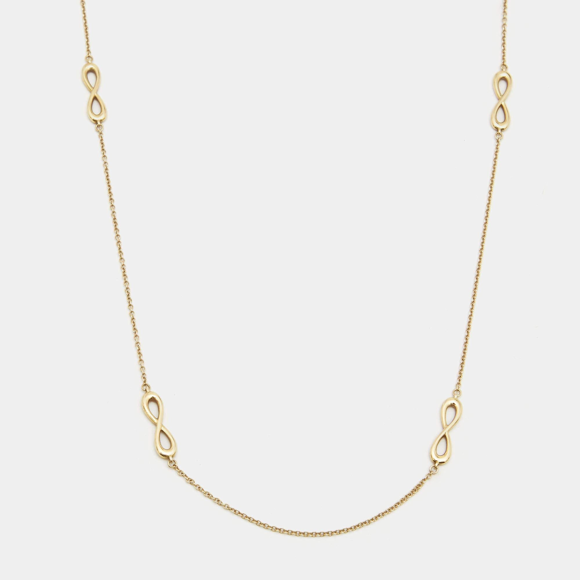 Infinity Necklace Tiffany And Co 4 For Sale on 1stDibs tiffany