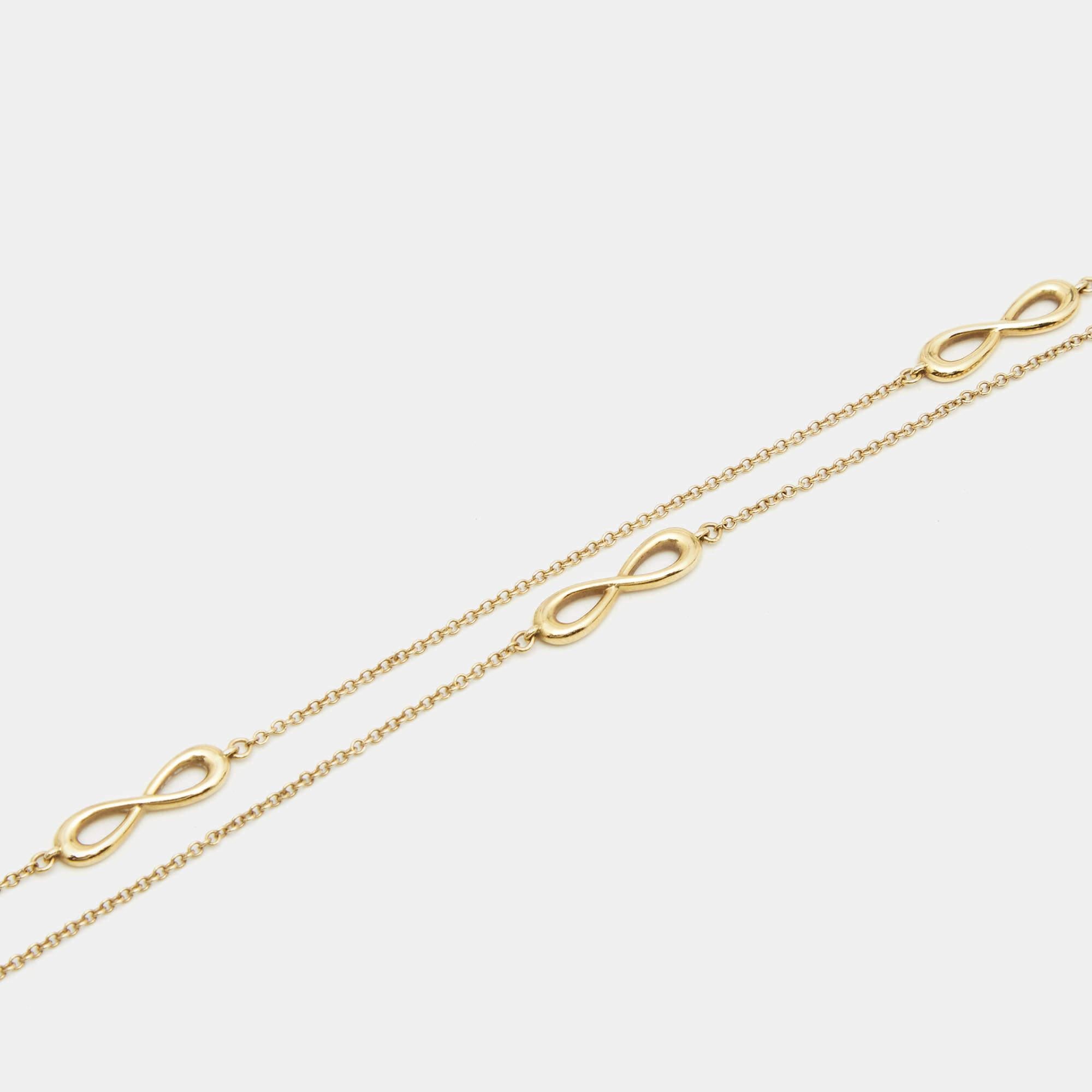 Women's Tiffany & Co. Infinity 18k Yellow Gold Necklace