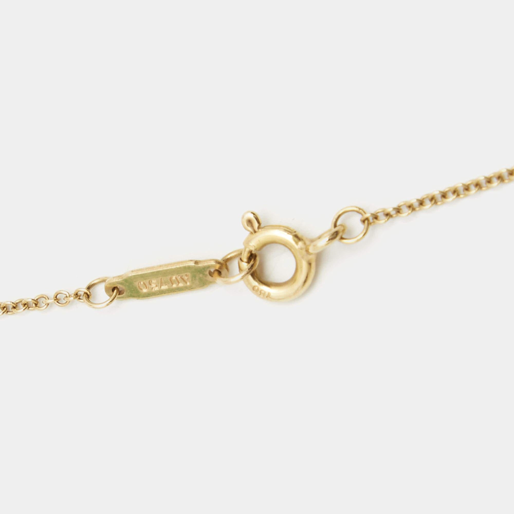 Tiffany & Co. Infinity 18k Yellow Gold Necklace 1