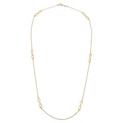 Tiffany & Co. Unendlichkeit 18 Karat Gelbgold Halskette