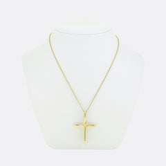 Tiffany & Co. Infinity Cross Pendant Necklace