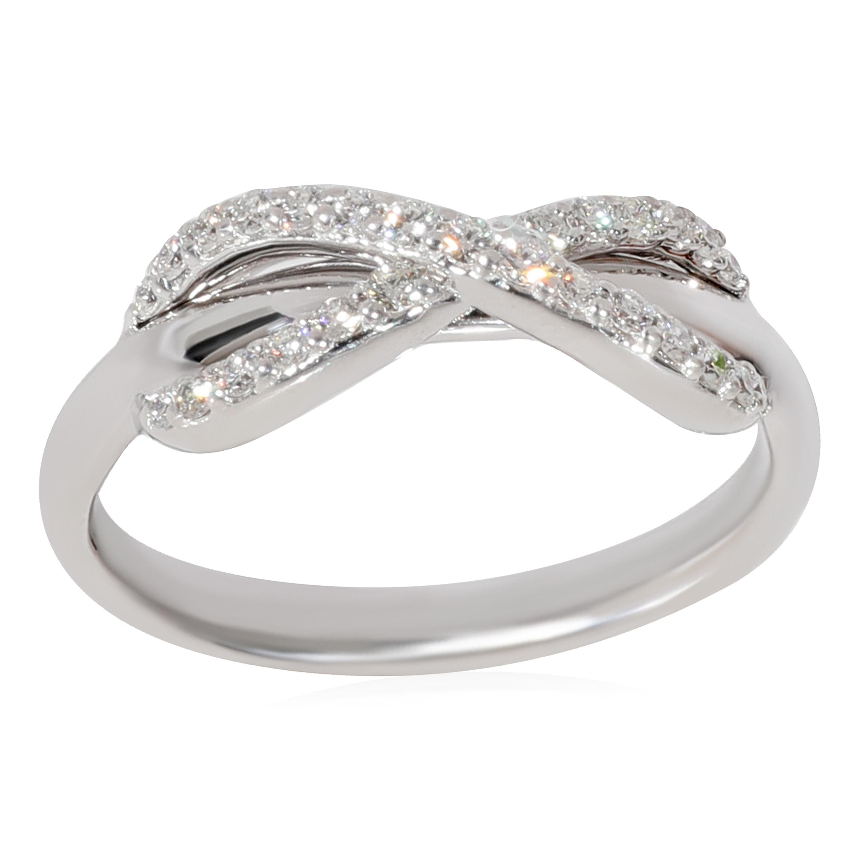 Tiffany & Co. Infinity Diamond Fashion Ring in 18k White Gold 0.13 CTW

PRIMARY DETAILS
SKU: 126346
Listing Title: Tiffany & Co. Infinity Diamond Fashion Ring in 18k White Gold 0.13 CTW
Condition Description: Tiffany celebrates friendship and