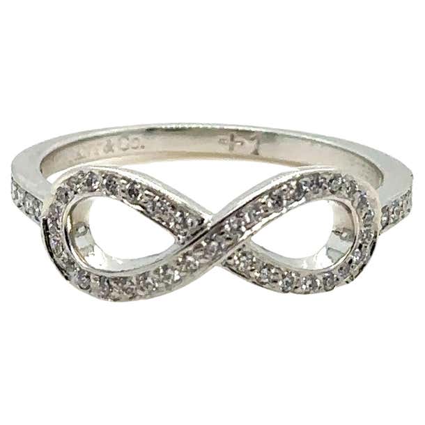Tiffany and Co Infinity Diamond Ring 0.25 Carat at 1stDibs | tiffany ...