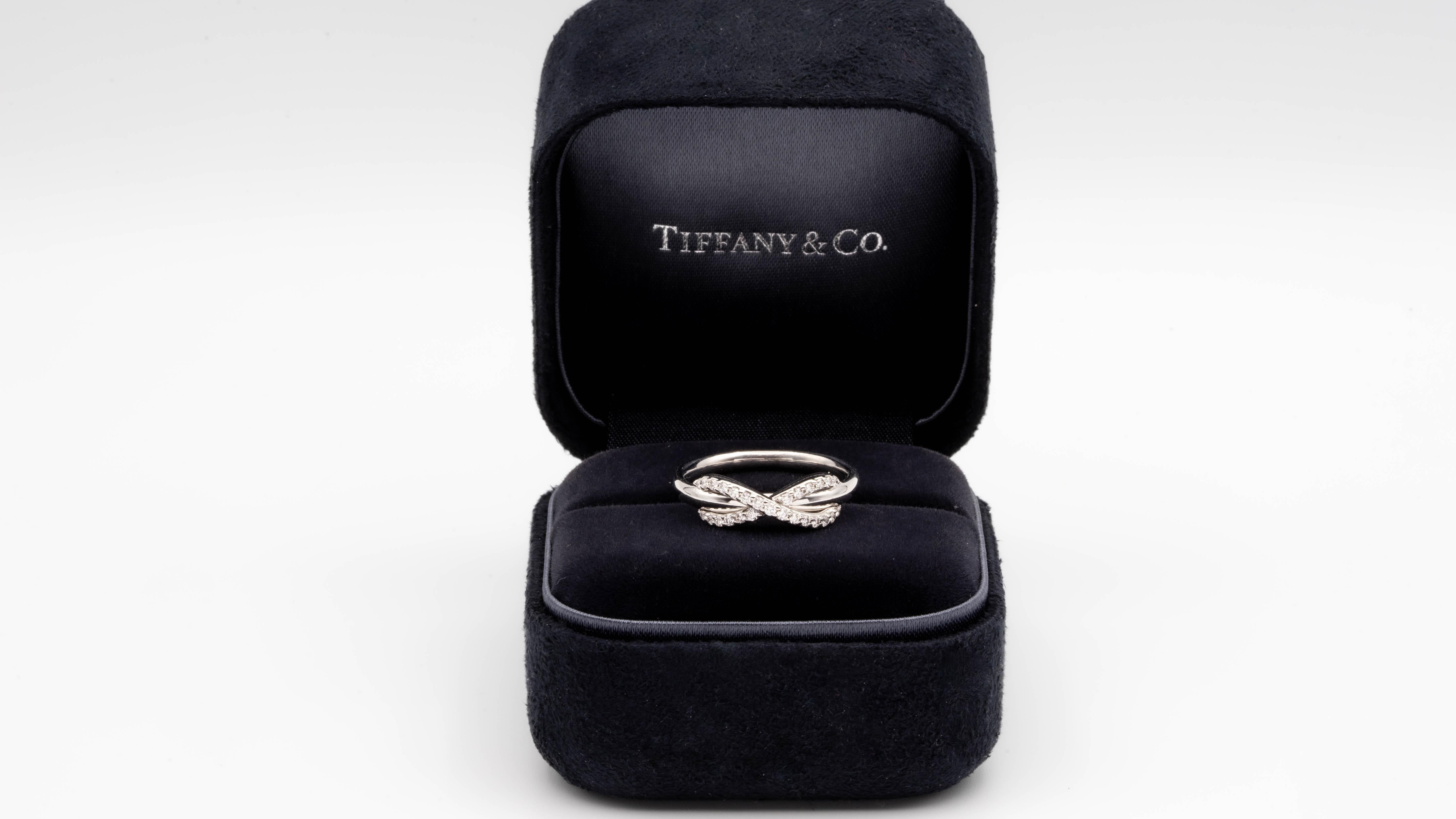 infinity diamond ring tiffany