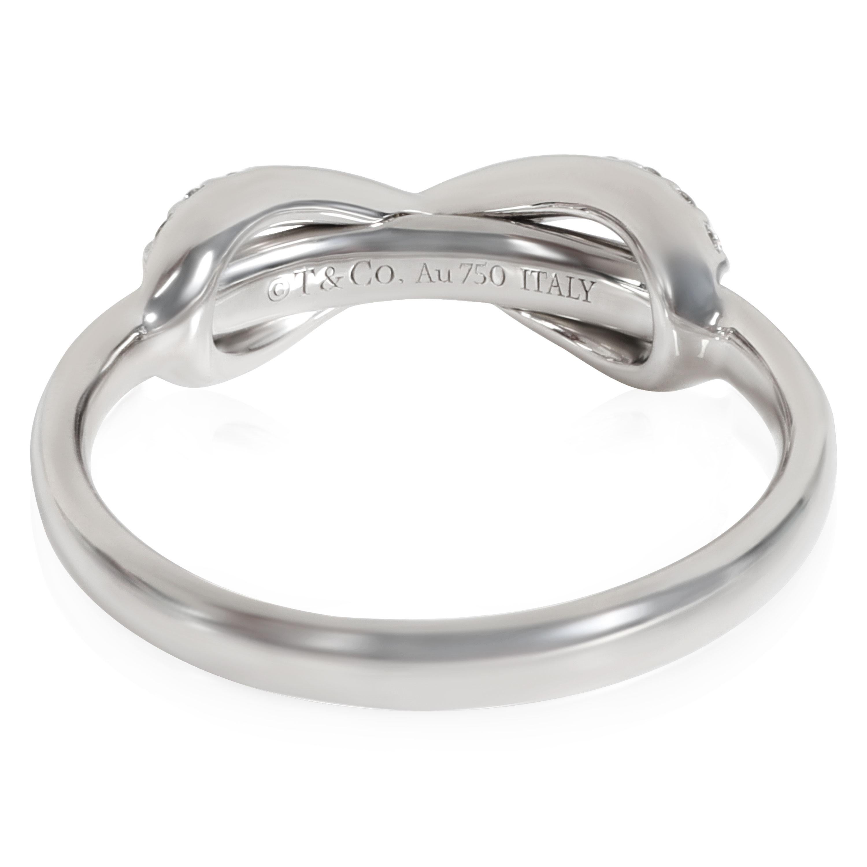 Tiffany & Co. Infinity Diamond Ring in 18k White Gold 0.13 CTW

PRIMARY DETAILS
SKU: 114299
Listing Title: Tiffany & Co. Infinity Diamond Ring in 18k White Gold 0.13 CTW
Condition Description: Retails for 2800 USD. In excellent condition and