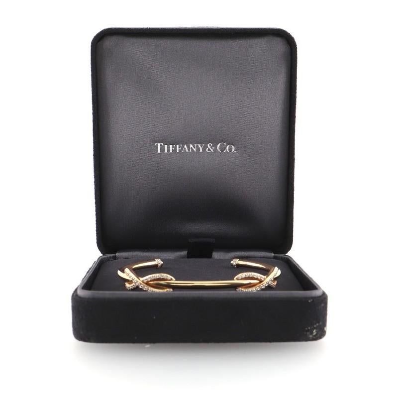 Tiffany Gold Bracelet With Diamonds - 5 For Sale on 1stDibs | اسوارة تيفاني  ذهب